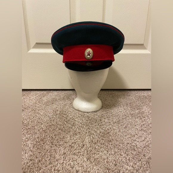 Other - RUSSIAN‎ USSR SOVIET MILITARY UNIFORM VISOR HAT Vintage